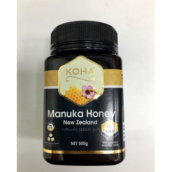 KOHA manuka honey 麦卢卡蜂蜜 UMF15+ 500g 