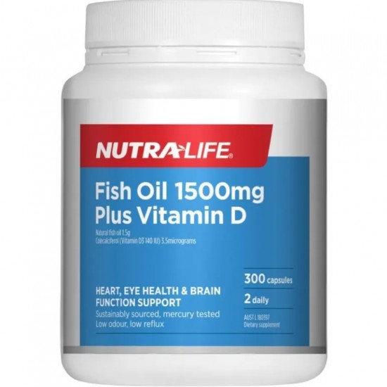 Nutralife 纽乐深海鱼油1500mg含VD 300粒