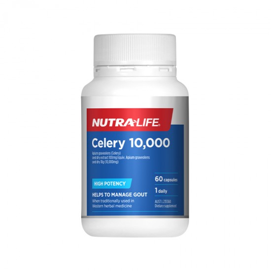 NutraLife  纽乐芹菜籽 60粒 缓解痛风 