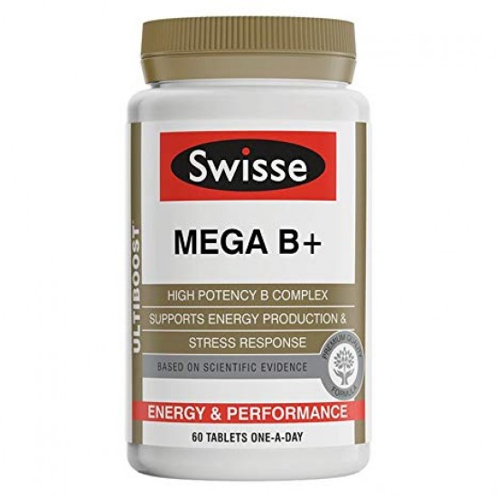 Swisse Mega B+ 复合维他命B族 60粒 