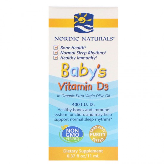 Nordic Naturals 挪威自然 宝宝维生素D3 滴剂 11ml