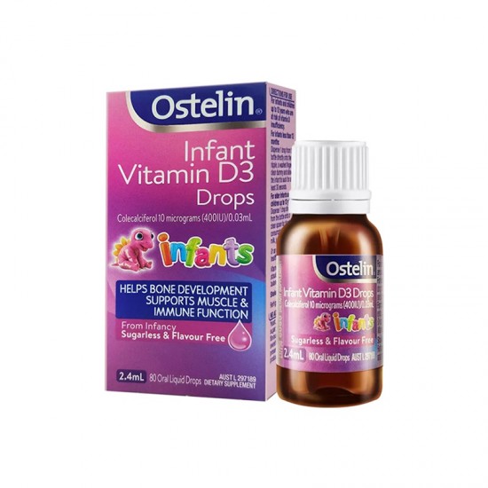 Ostelin 婴幼儿维生素D3滴剂2.4ml 